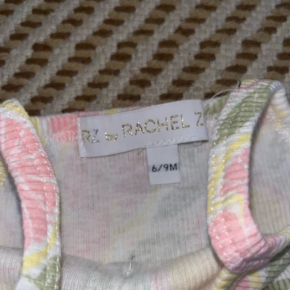 NWOT Rachel and Zoe baby girls size 6/9M summer lemon patterned set - Picture 5 of 7